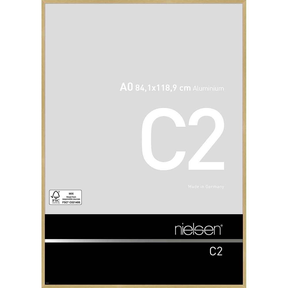 C2 Or mat brossé 84,1 X 118,9 cm