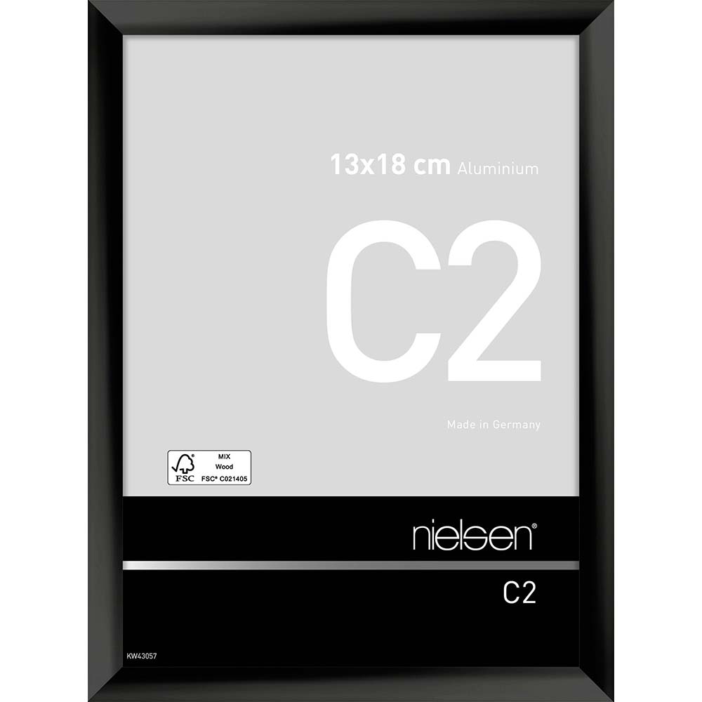 C2 Noir anodisé 13 x 18 cm