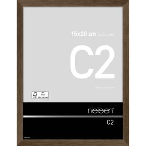 C2 Ambre mat brossé 15 x 20 cm