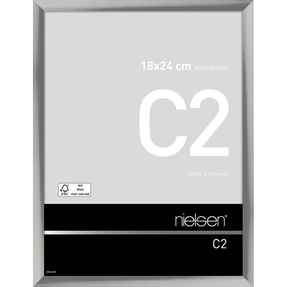 C2 Argent poli 18 x 24 cm