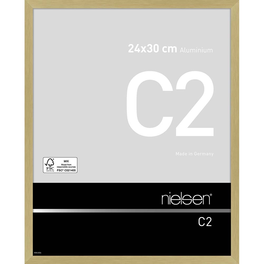 C2 Or mat brossé 24 x 30 cm