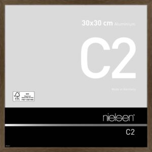C2 Ambre mat brossé 30 x 30 cm