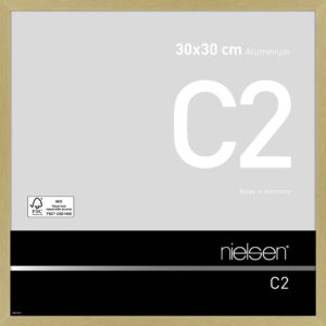C2 Or mat brossé 30 x 30 cm