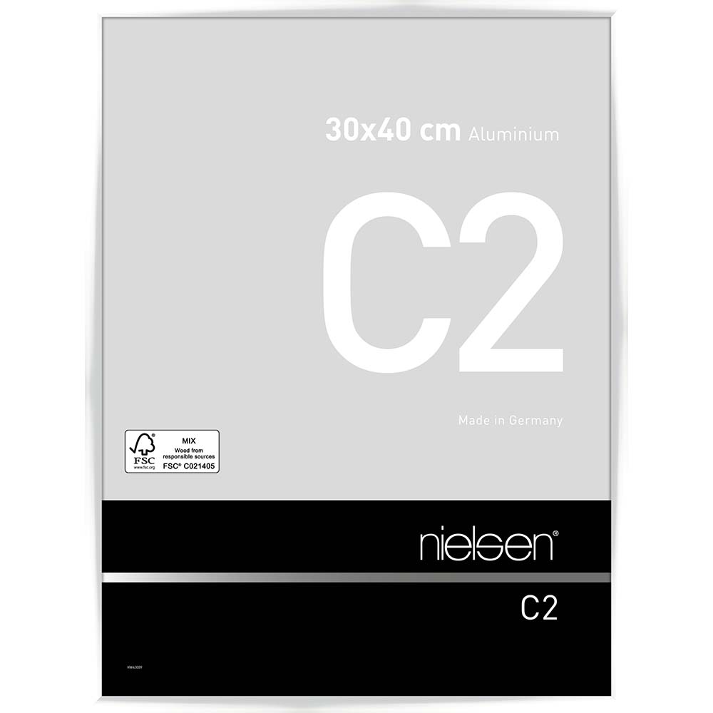 C2 Blanc brillant 30 x 40 cm