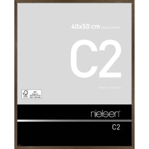 C2 Ambre mat brossé 40 x 50 cm