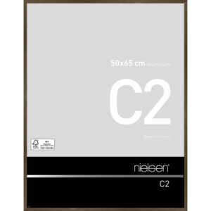 C2 Ambre mat brossé 50 x 65 cm