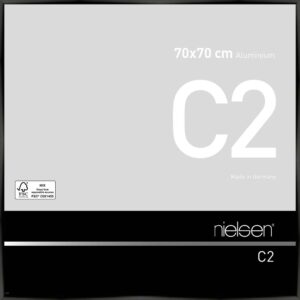 C2 Noir anodisé 70 x 70 cm