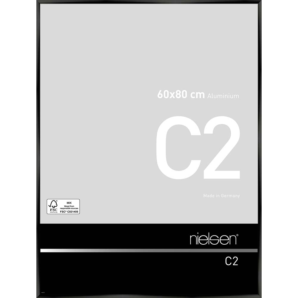 C2 Noir anodisé 60 x 80 cm