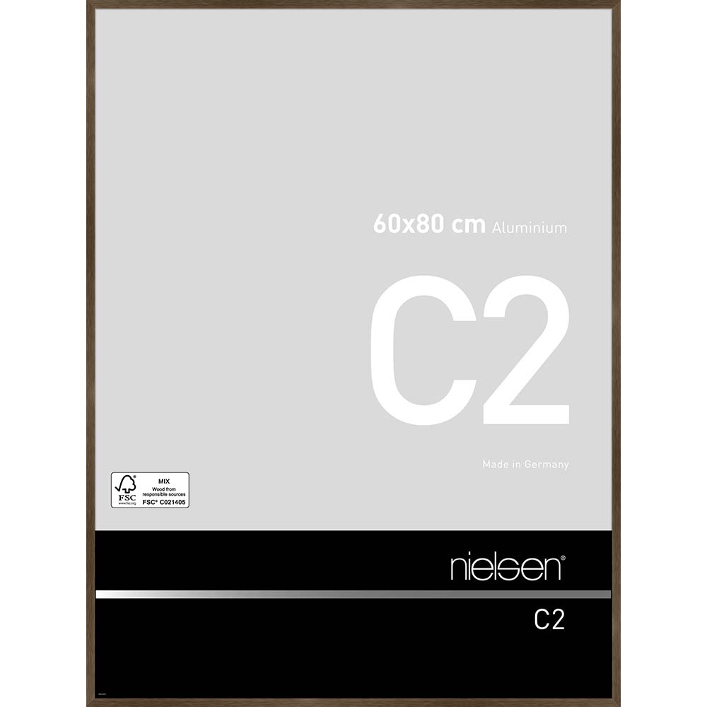 C2 Ambre mat brossé 60 x 80 cm