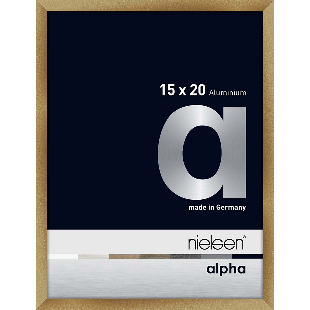 Alpha Ambre brossé 15 x 20 cm
