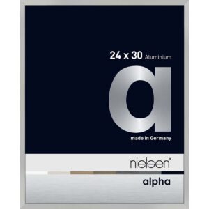 Alpha Argent mat 24 x 30 cm