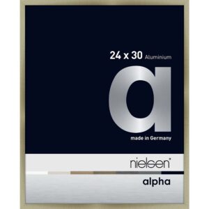 Alpha Acier brossé 24 x 30 cm
