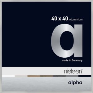 Alpha Argent mat 40 x 40 cm