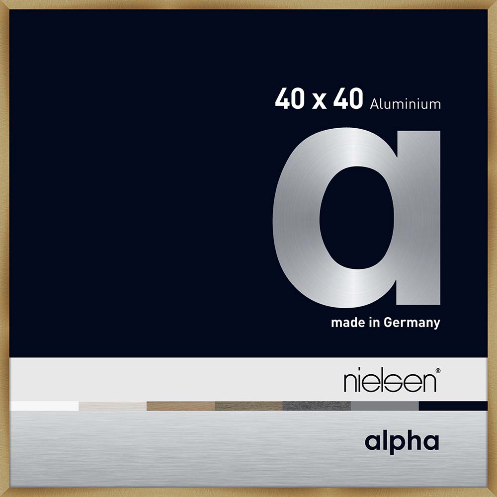Alpha Ambre brossé 40 x 40 cm