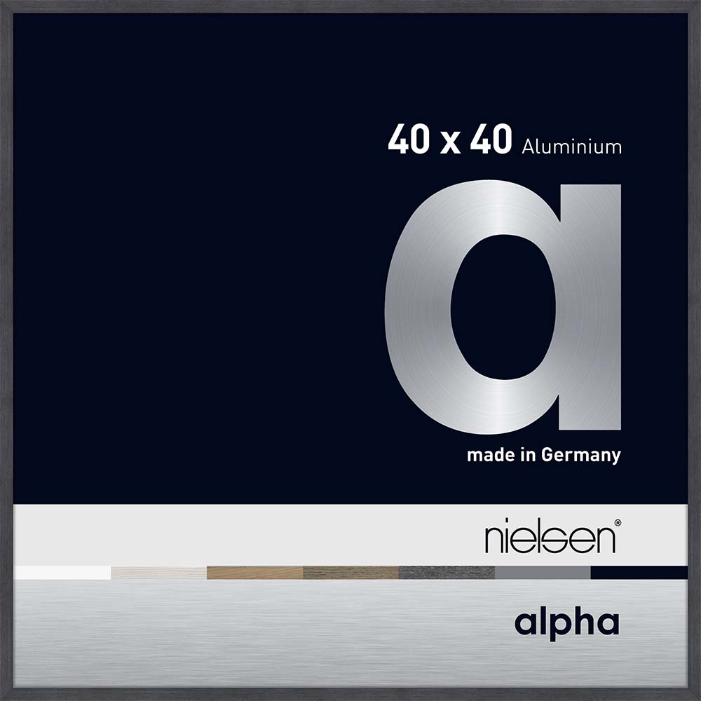 Alpha Anthracite 40 x 40 cm