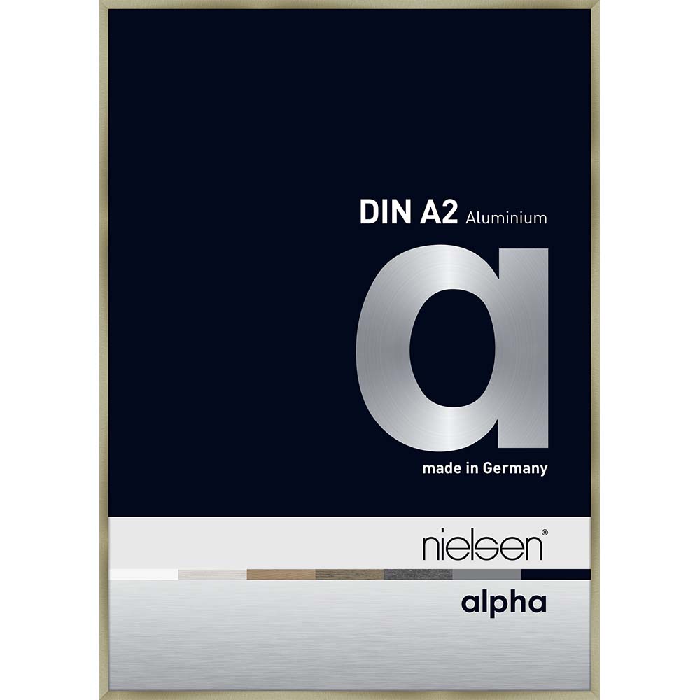 Alpha Acier brossé 42 x 59,4 cm
