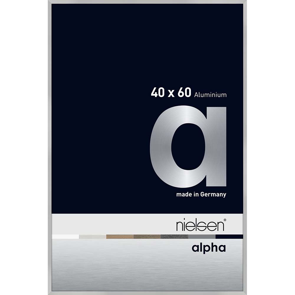 Alpha Argent mat 40 x 60 cm