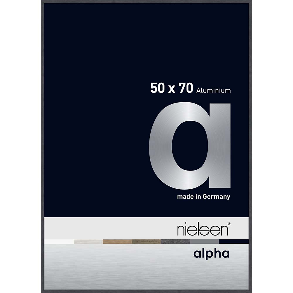 Alpha Anthracite 50 x 70 cm