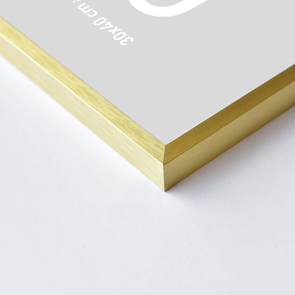 C2 Or mat brossé 40 x 50 cm – Image 2