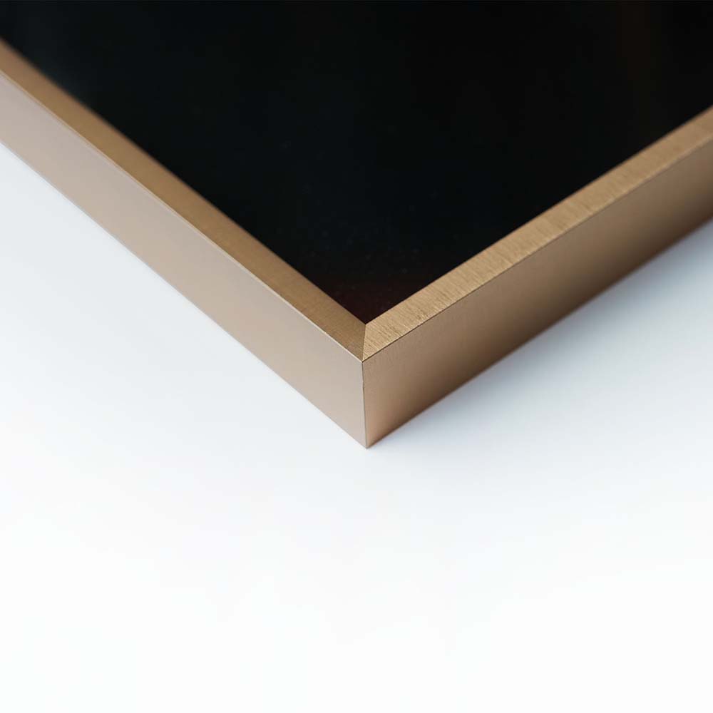 Alpha Ambre brossé 40 x 40 cm – Image 2