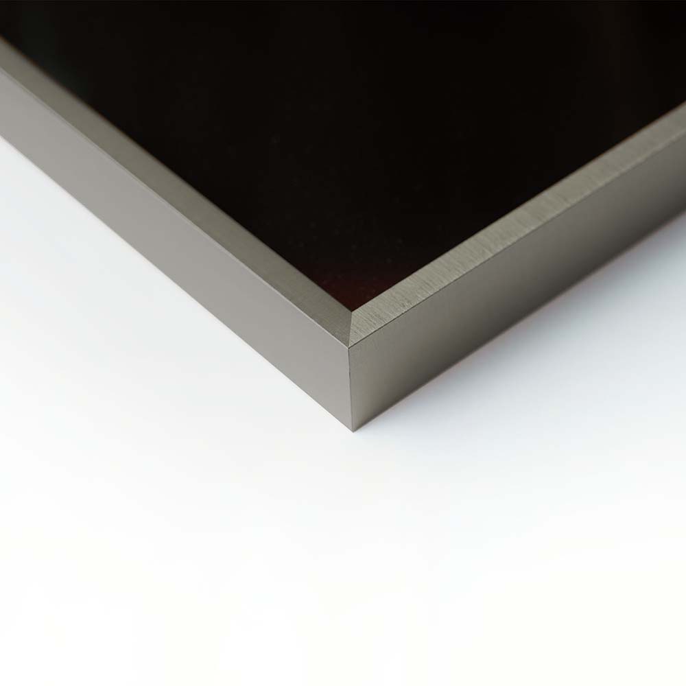 Alpha Acier brossé 30 x 30 cm – Image 2