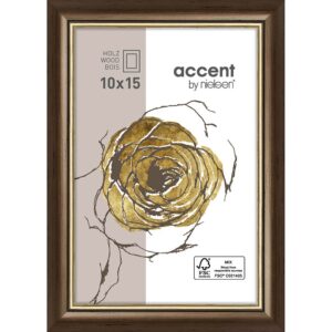 Ascott Brun foncé/Or 10 x 15 cm
