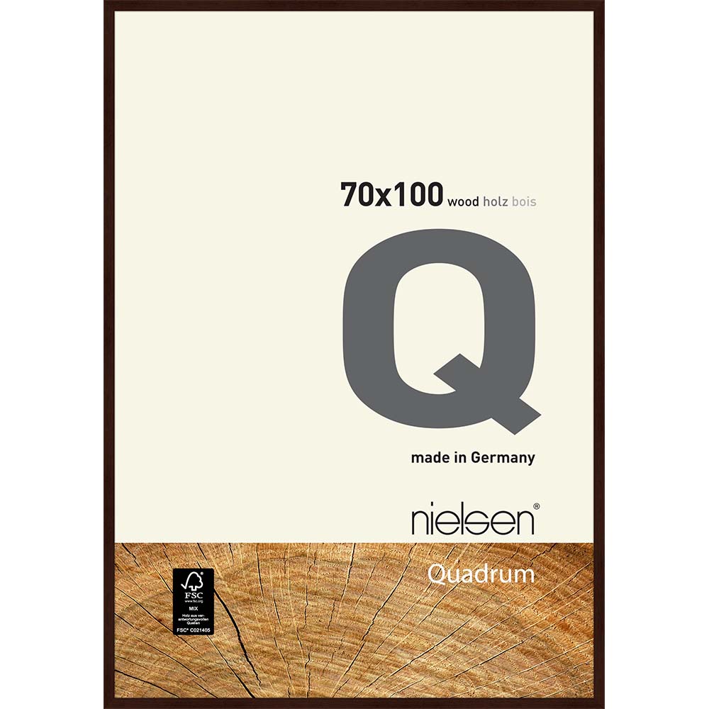 Quadrum Wengé 70 x 100 cm