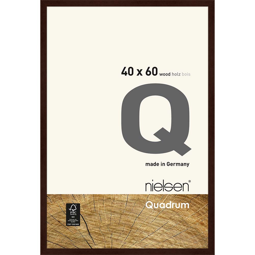 Quadrum Wengé 40 x 60 cm