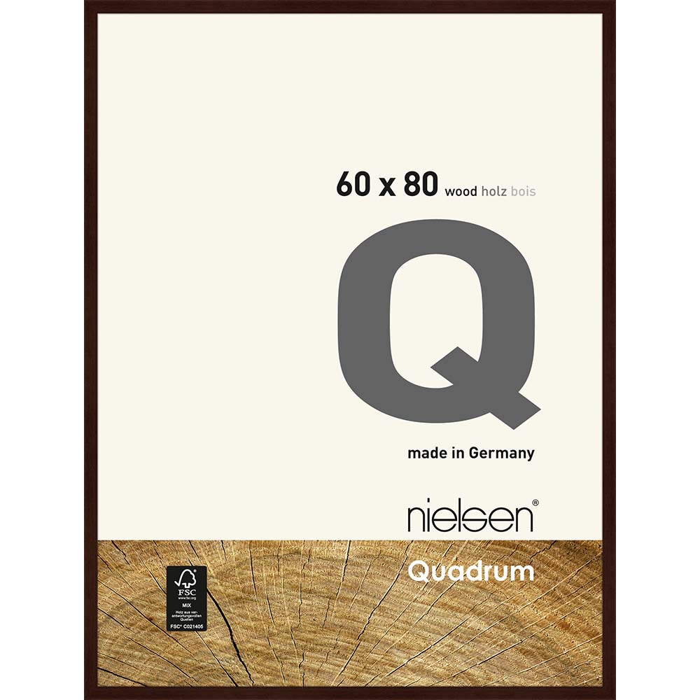 Quadrum Wengé 60 x 80 cm