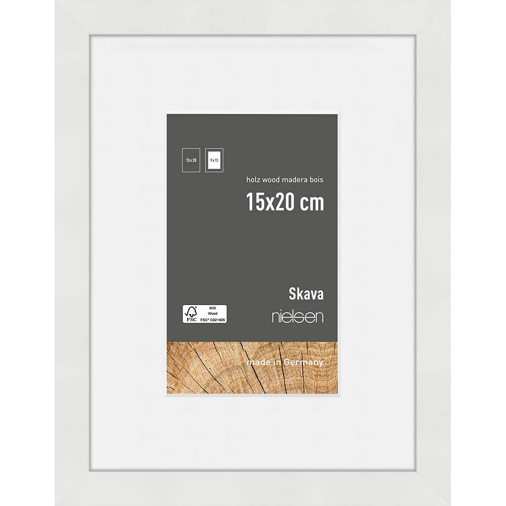 Skava 15x20/9x13 Blanc