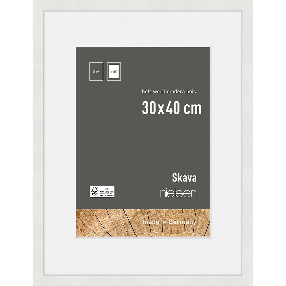 Skava 30X40/21X29.7 Blanc