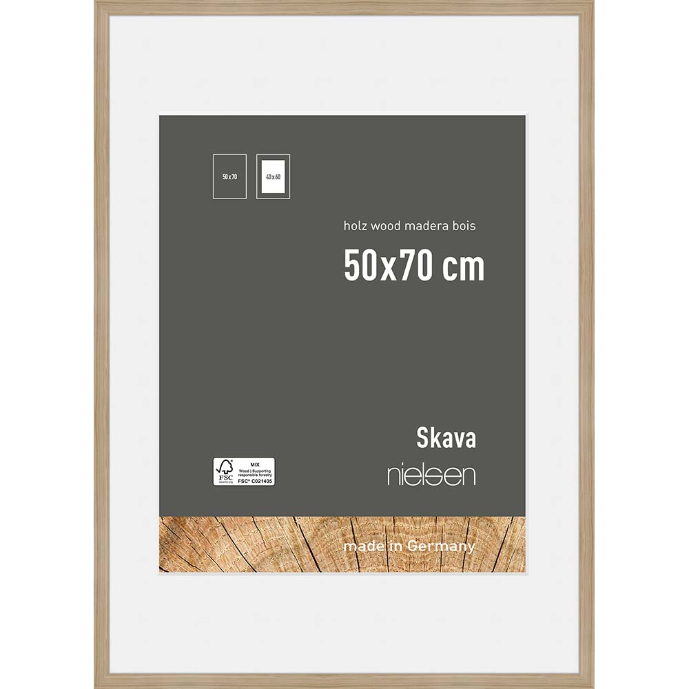 Skava 50x70/40x60 Chêne