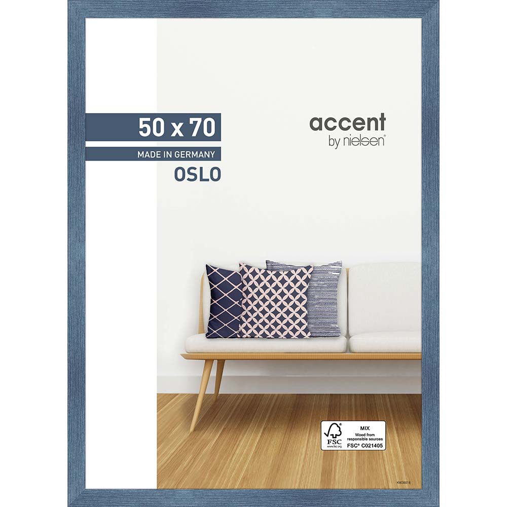 Oslo Bleu 50 x 70 cm